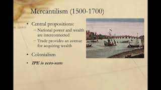 Liberalism Mercantilism and Political Economy [upl. by Lizned]