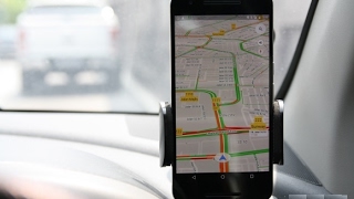 Driving with help of Google Map app GPS [upl. by Calista295]