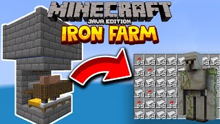 GRANJA DE HIERRO MINECRAFT 11651164116  LA MÁS FÁCIL Y SIN REDSTONE  MINECRAFT TUTORIAL [upl. by Leonid]