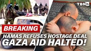 BREAKING Israel FREEZES Gaza Aid – Hamas REJECTS Hostage Deal  TBN Israel [upl. by Arramas195]