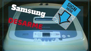 COMO DESARMAR UNA LAVADORA SAMSUNG DIGITAL [upl. by Arbua]