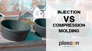 Compression Molding Vs Injection Molding  Plastic Molding [upl. by Belier]