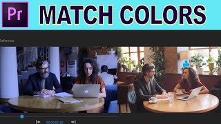 Match Colors of Two Videos  Adobe Premiere Pro Tutorial [upl. by Yellas]