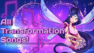 Winx Club  All Transformation Songs 2018 [upl. by Irish]