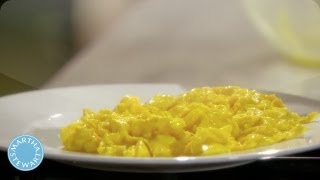 Fluffy Scrambled Eggs  Martha Stewart [upl. by Lucho934]