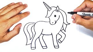 How to draw a Unicorn Step by Step  Unicorn Drawing Lesson [upl. by Loats]