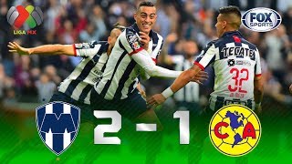 Monterrey  América 21  GOLES  Final Ida  Liga MX [upl. by Angus]