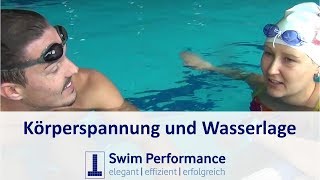 Technik Wasserlage und Körperspannung verbessern [upl. by Genevieve]