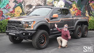 The HENNESSEY VELOCIRAPTOR 6x6 is an Absolute MONSTER Crazy Ford F150 Raptor [upl. by Atok79]