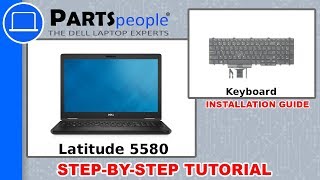 Dell Latitude 5580 P60F001 Keyboard HowTo Video Tutorial [upl. by Nakada979]