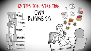 10 Tips for Starting your Own Business  Must Watch [upl. by Aedrahs]