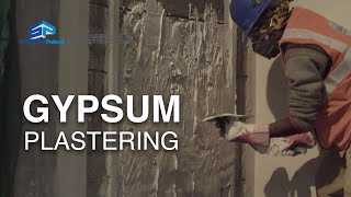 Gypsum Plastering  SP Hand Skills Training Video Hindi [upl. by Kcirted953]