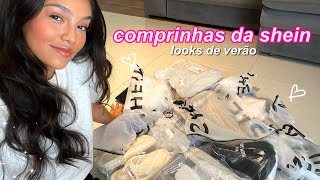 ABRINDO COMPRAS DA SHEIN  LOOKS DE VERÃO [upl. by Kentiga]