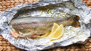 Easy Oven Baked Trout Recipe [upl. by Ledarf310]