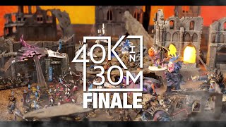 Warhammer 40k Battle Report Tzeentch VS Ynnari 1500 PTS Play On Tabletop Championships Final [upl. by Odrude]