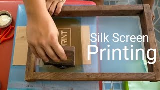 Silk Screen Printing [upl. by Yralam368]