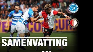 Samenvatting  De Graafschap  Feyenoord 20182019 [upl. by Gibun]