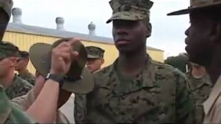 US Marine Corps Drill Instructor vs US Army Drill Sergeant [upl. by Addiego]