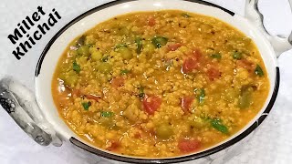 Millet Khichdi Recipe  How to Make Millet Khichdi  Millet Recipes [upl. by Nosak869]