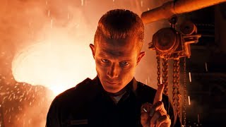 The Death of T1000  Terminator 2 Remastered [upl. by Nhar]