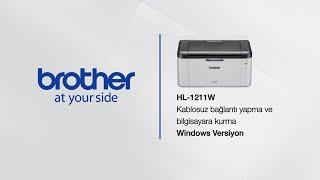 Brother HL1211W kablosuz kurulum [upl. by Silvia]