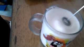 Aerolatte Review Frothing Cold Milk In Under 1 Minute [upl. by Nosde507]