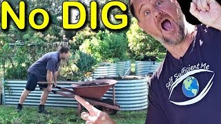 How to quotNo DIGquot Gardening in a Raised Vegetable Bed [upl. by Rozalin]