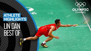 Lin Dans 🇨🇳 Best Badminton Moments at the Olympics  Athlete Highlights [upl. by Hanas922]