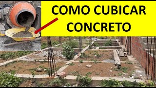 Como CUBICAR CONCRETO  Cantidad de MATERIALES Para HORMIGÓN [upl. by Mada29]