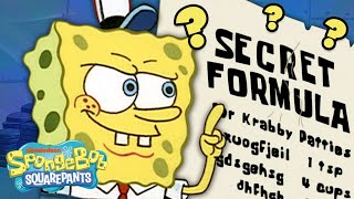 6 UNANSWERED QUESTIONS about the Krabby Patty ❓🍔 SpongeBob [upl. by Verlie]