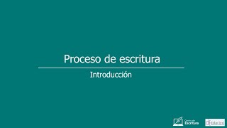 Proceso de escritura [upl. by Naillil]