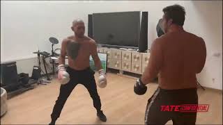 Andrew Tate Vs Tristan Tate  Sparring [upl. by Munshi]